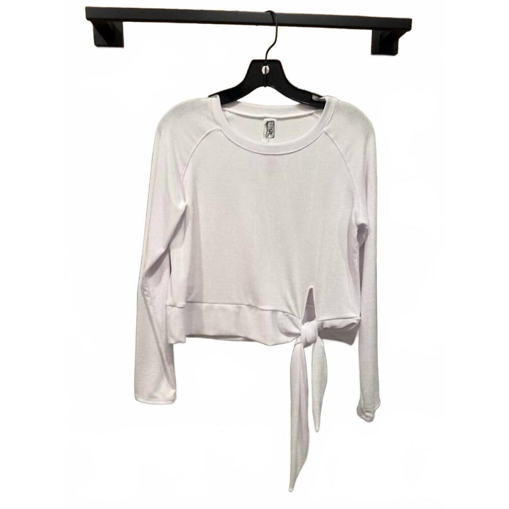 NEW ERGE girl's butterfly top in white